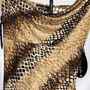 Animal Print Midi Dress